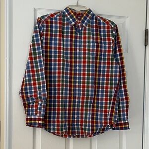 Multicolor Plaid boys size 14 Shirt Crewcuts